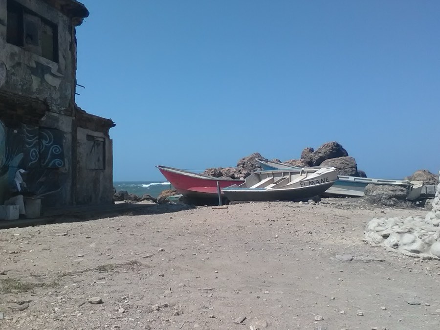 Botes de pescadores en Bocas de Ceniza, cerca de Puerto Mocho